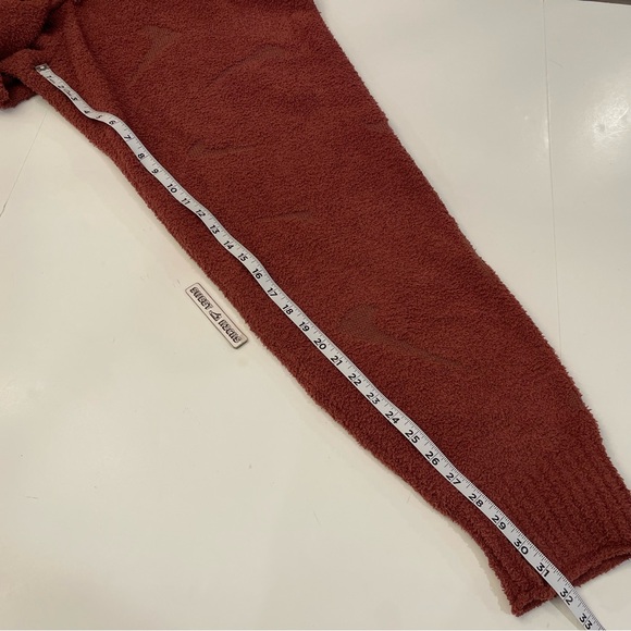 Nike Phoenix Cozy Knit Boucle Pants Brown Oversized Joggers women - Picture 8 of 10